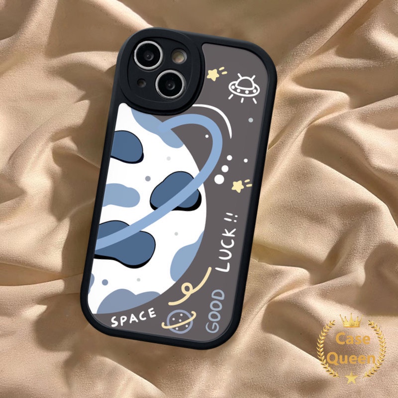 Happy Planet Space Luck Star Casing Infinix Hot 9 11 10 Play 11s 10s 10T Hot 10 Lite Note 8 Smart 5 6 Couples Soft TUP Cover