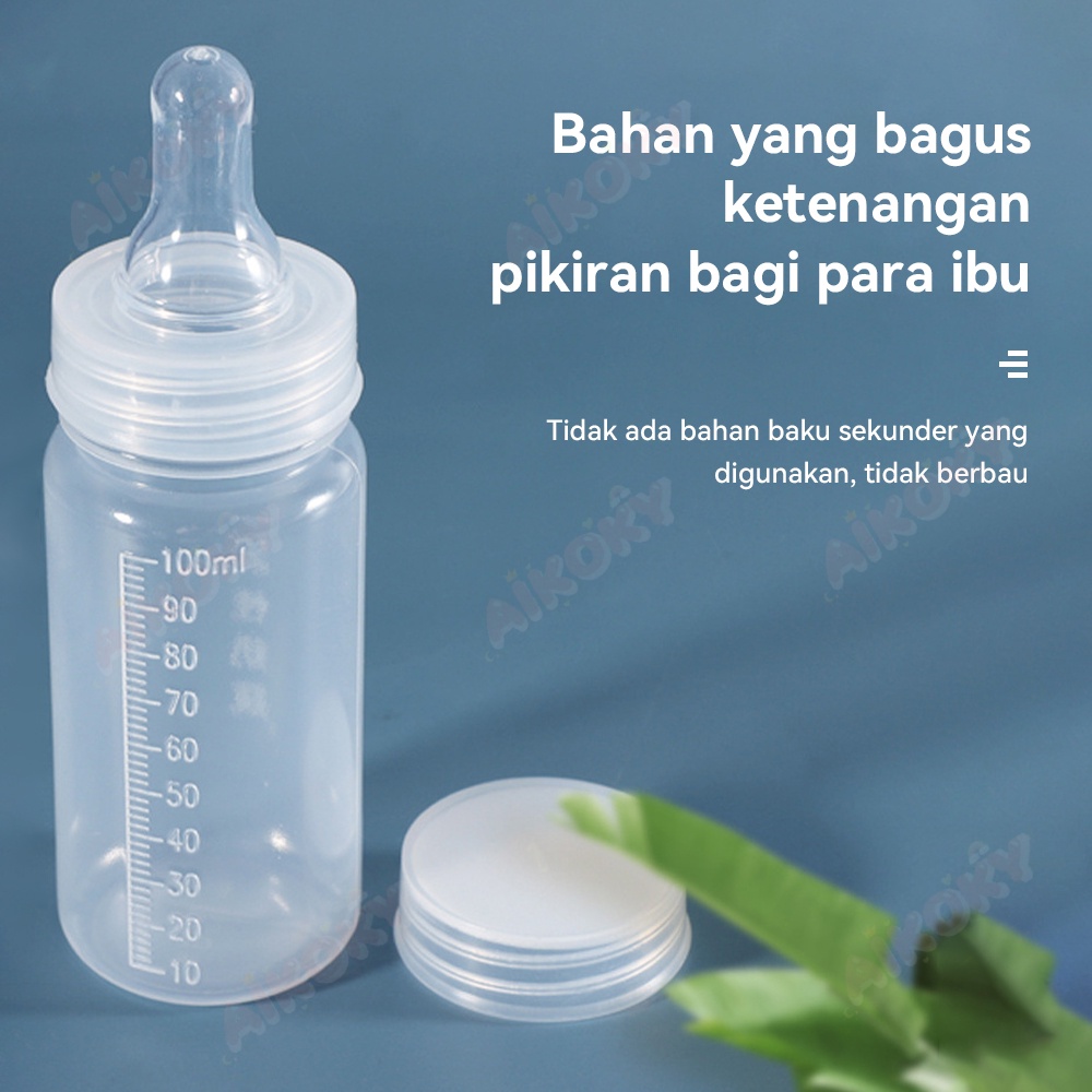 AIKOKY Botol Bayi / Botol Susu Steril Sekali Pakai / Disposable Feeding Bottle