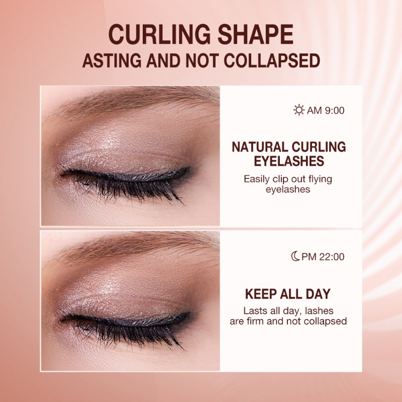 Penjepit Bulu Mata Tipe Tekan Portable/Klip Extension Bulu Mata Pengeriting Alami Pemula/Alat Makeup Tanpa Kelopak Mata Profesional Tahan Lama
