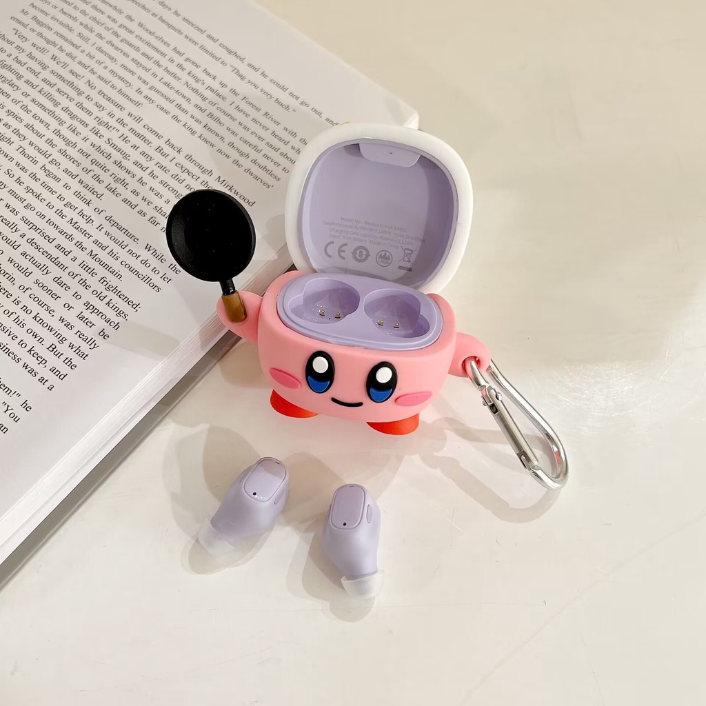 Cute Fairy Ball Cocok Untuk Baseus Wm01wm02 Earphone Case Pelindung Earphone Nirkabel Ah Silikon Soft Case Debu Pelindung Case Portable Dan Lucu