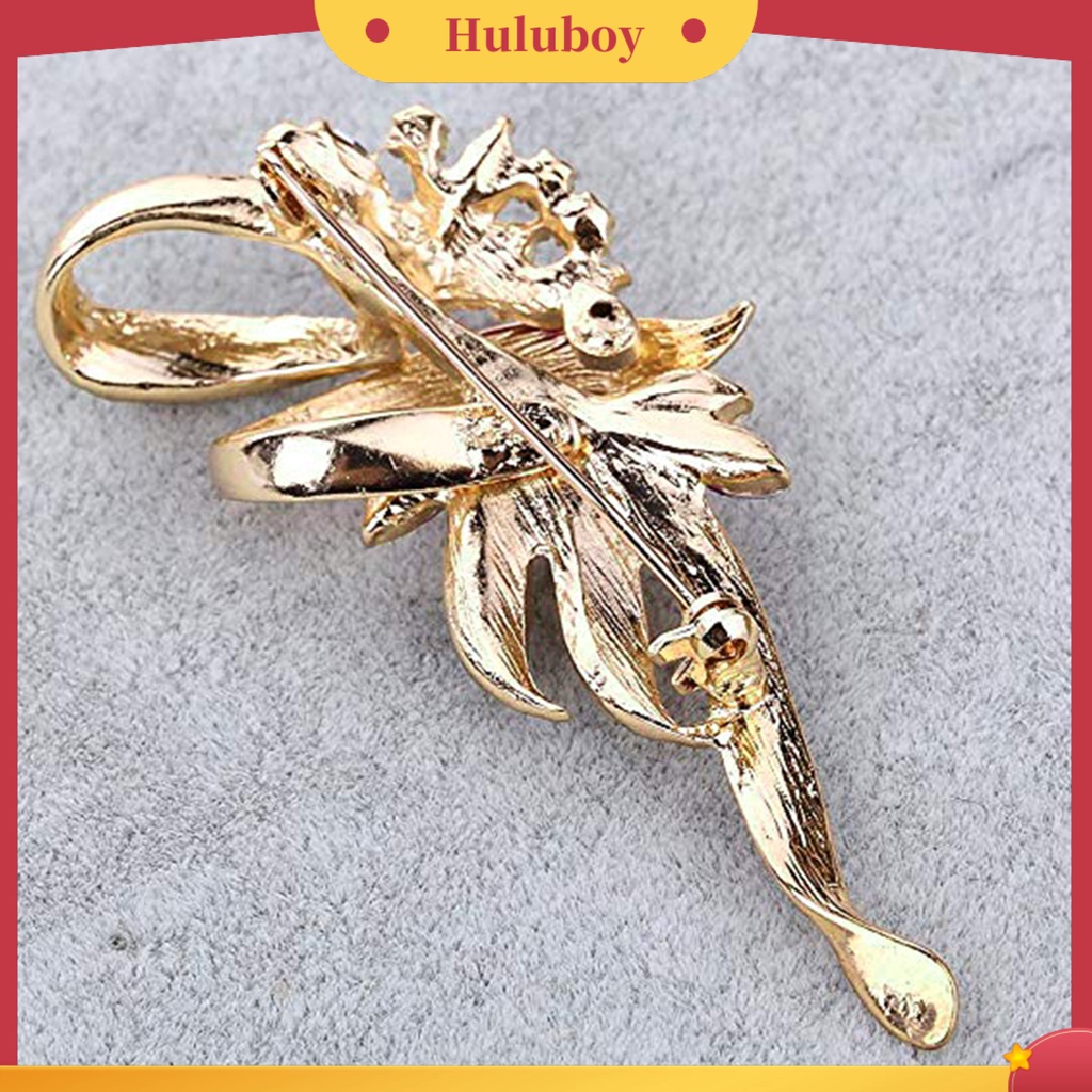 {Ready Stock} Bros Pin Bros Bahan Alloy Bentuk Bunga Reusable Halus Untuk Pesta