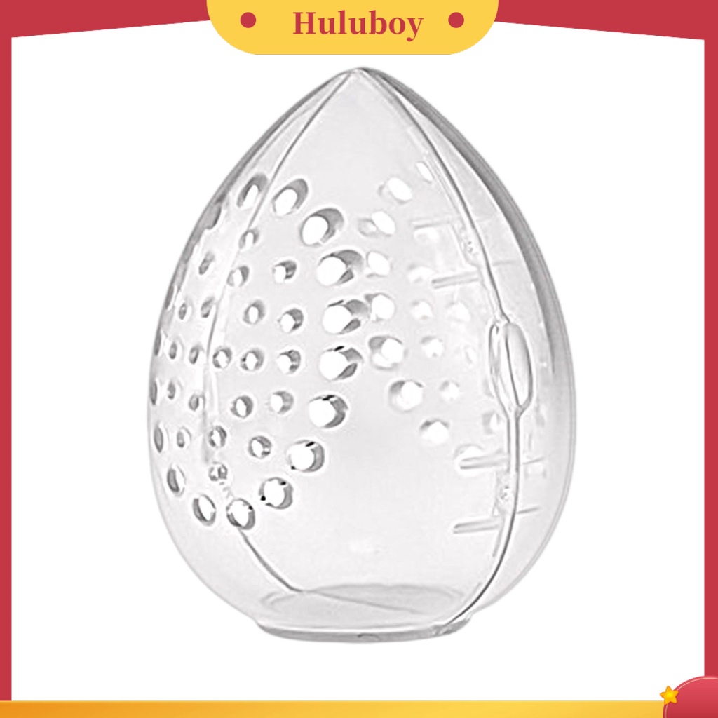 {In Stock} Egg Shaped Beauty Powder Puff Sponge Stand Penyimpanan Case Box Perlengkapan Makeup