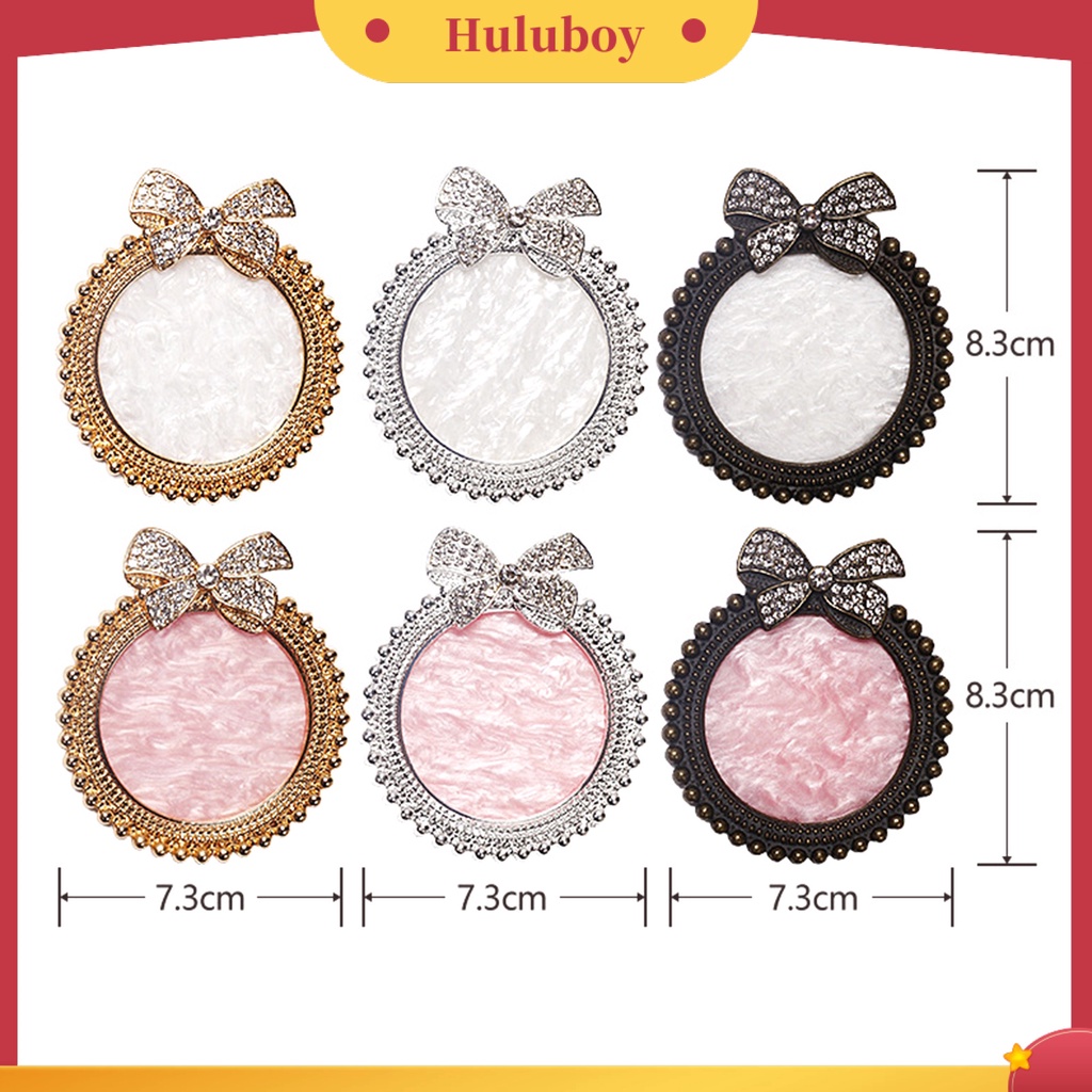 {In Stock} Nail Art Palet Berlian Imitasi Busur Menampilkan Nampan Gaya Retro Kuku Stand Gel Polish Pallet Mixing Plate Perlengkapan Kuku
