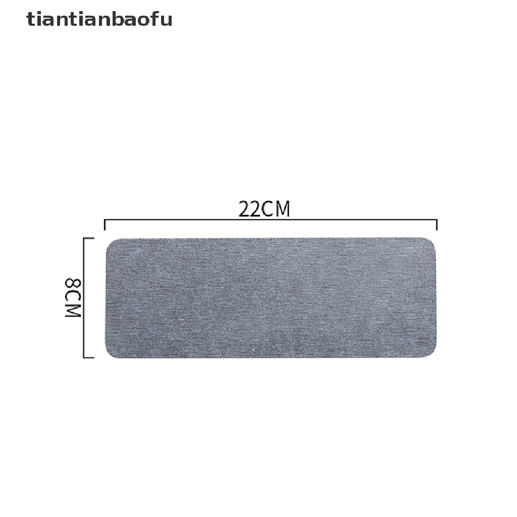 [tiantianbaofu] Home Diatomite Mat Alas Penyerap Air Tahan Panas Coaster Diatomaceous Earth Kitchen Sink Faucet Mat Non Slip Cepat Kering Butik