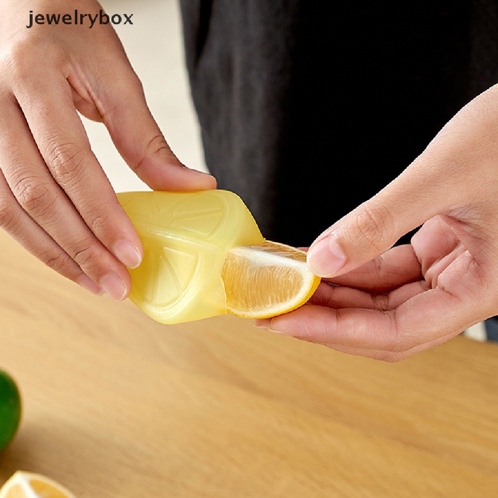 [jewelrybox] Manual Juicer Citrus Lemon Squeezer Buah Jeruk Nipis Press Silikon Alat Dapur Butik