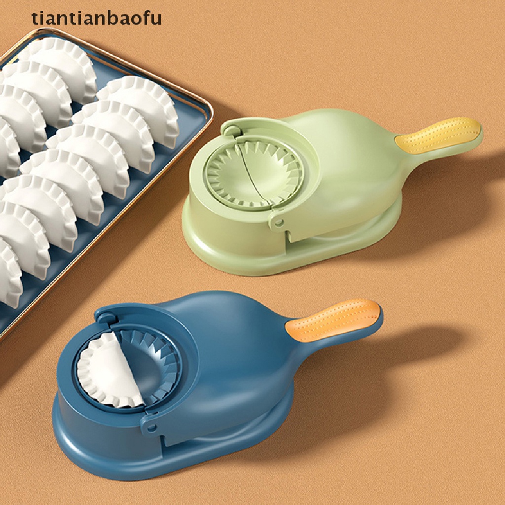 [tiantianbaofu] 2in1 dumpling Maker Cetakan Pangsit dumpling Press Machine Noodle Press dumpling Maker Cetakan Alat Pembuat Pangsit Tangan Dapur Butik