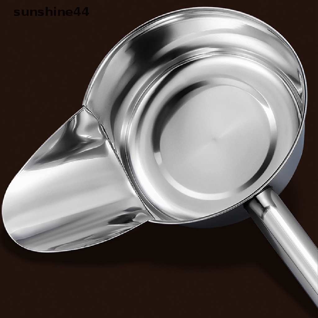 Sunshine Dapur Restoran French Fries Shovel Funnel Sendok Stainless Steel Alat Packing ID