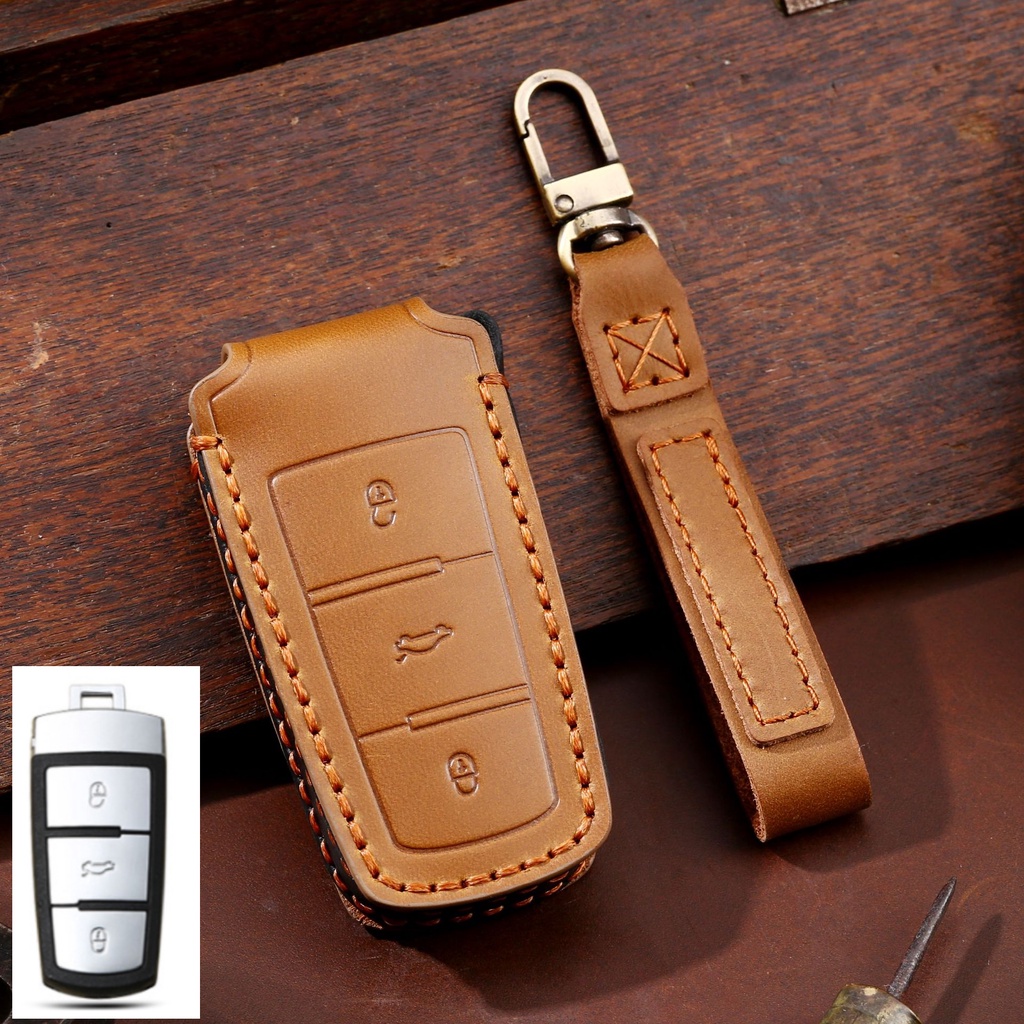 Mobil Smart Key Case Key Fob Cover Keychain Untuk Volkswagen VW Passat CC B6 B7 B7L CC R36 Maogotan B5 Passat 3C Aksesoris