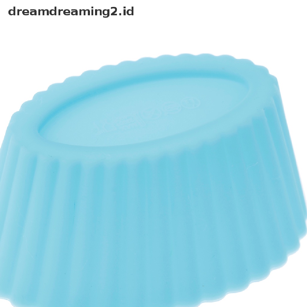 (hot) 6pcs Silicone Cake Cupcake Cup Cake Alat Bakeware Baking Cetakan Silikon//