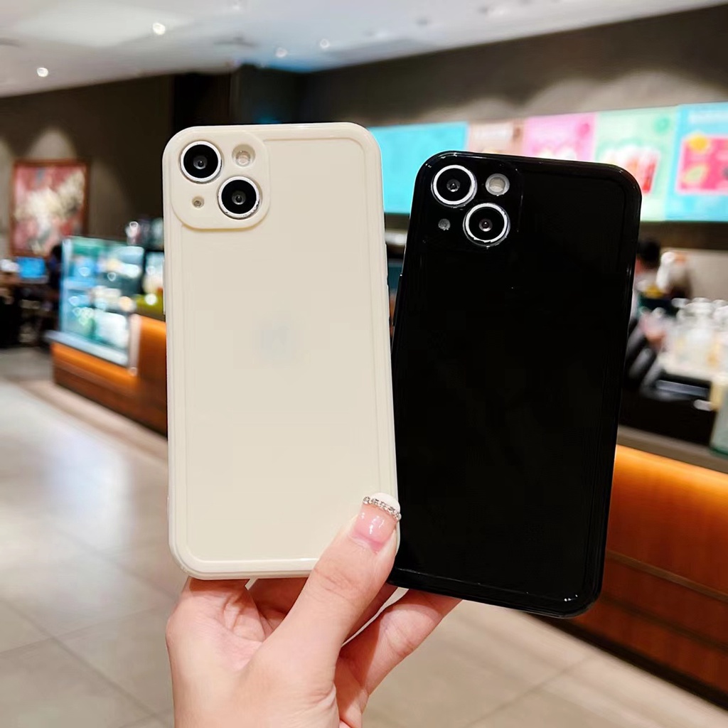 IPHONE Bingkai Foto Murid Mengkilap TPU shockproof phone case Untuk Iphone14 13 12 11 Pro Max