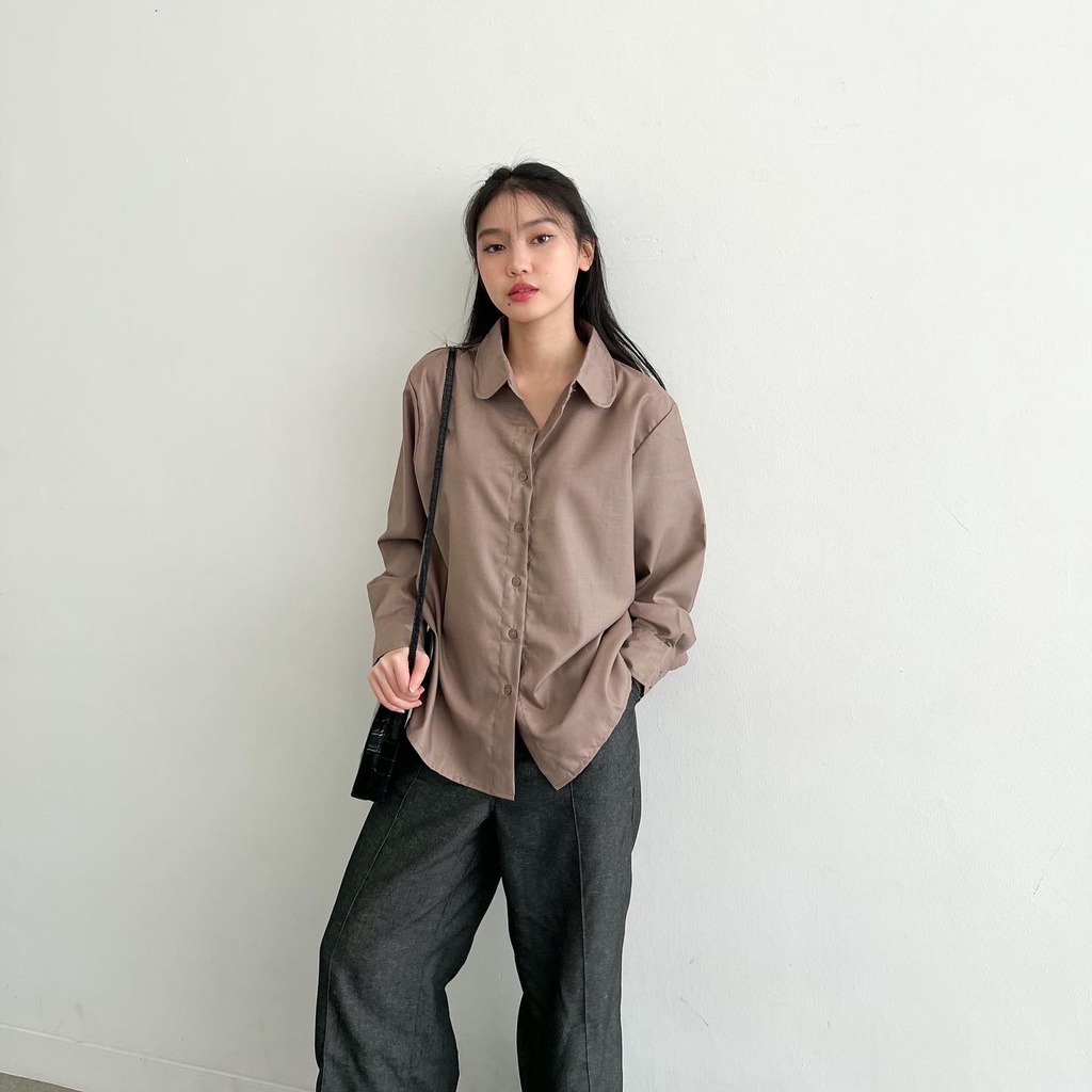 Beige Studio - May Shirt / Kemeja Lengan Panjang Wanita