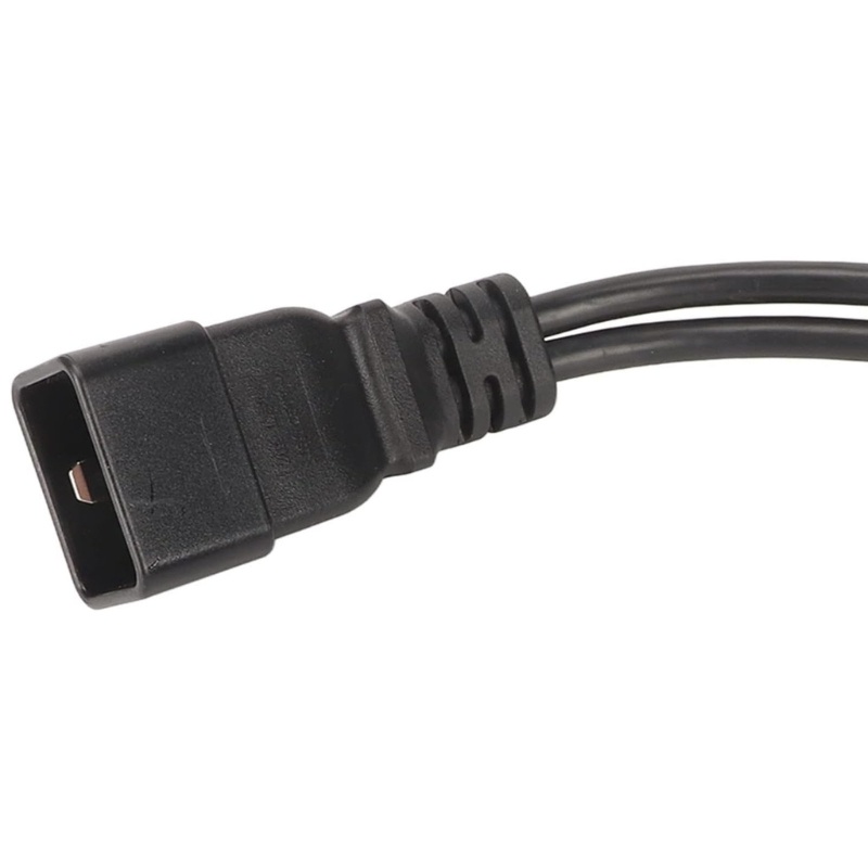 Zzz Y-splitter Adapter Line IEC320 C14 Plug Male to 5-15R+5-20R Female Kabel Listrik