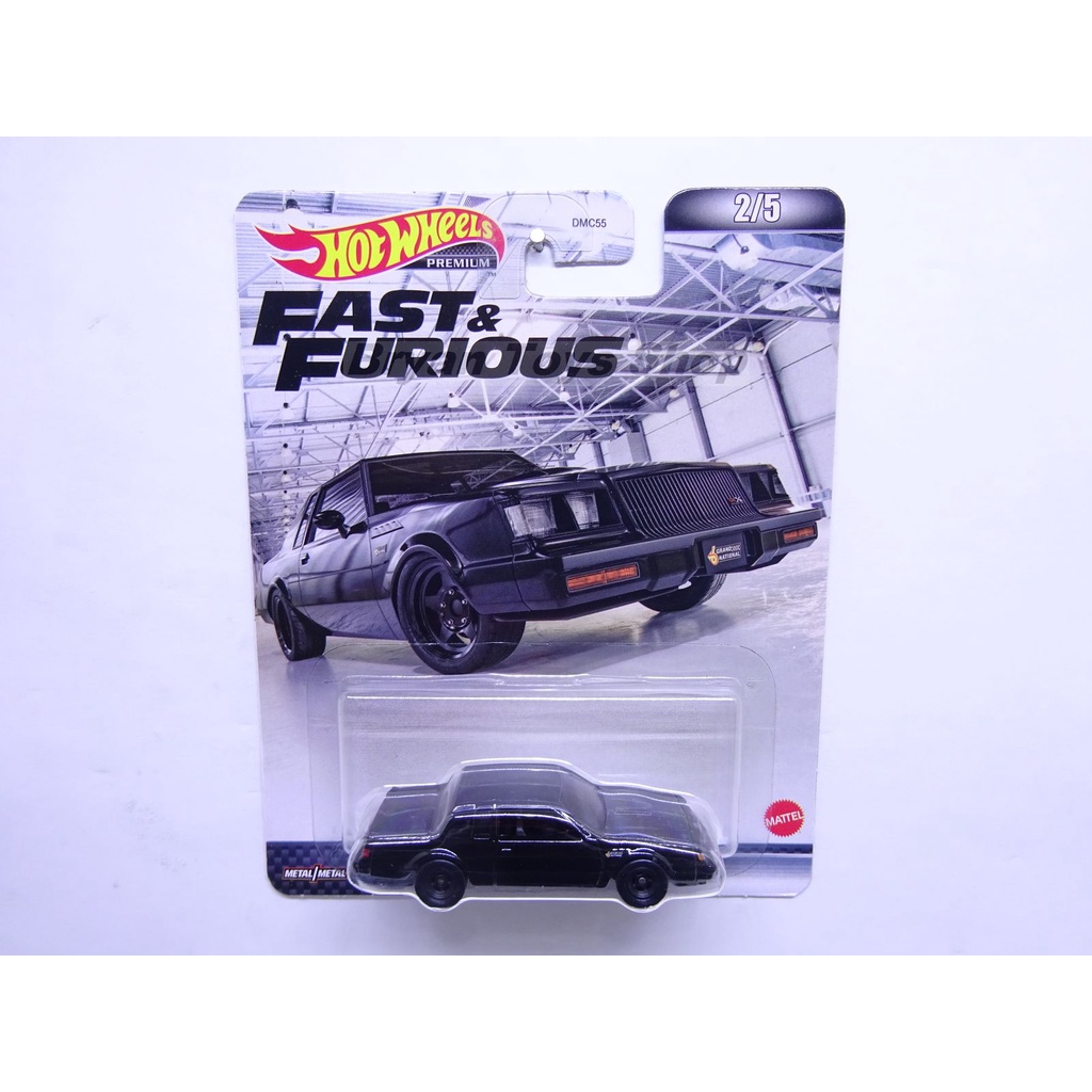 Hot Wheels Premium Fast &amp; Furious 87 Buick Regal GNX Hitam