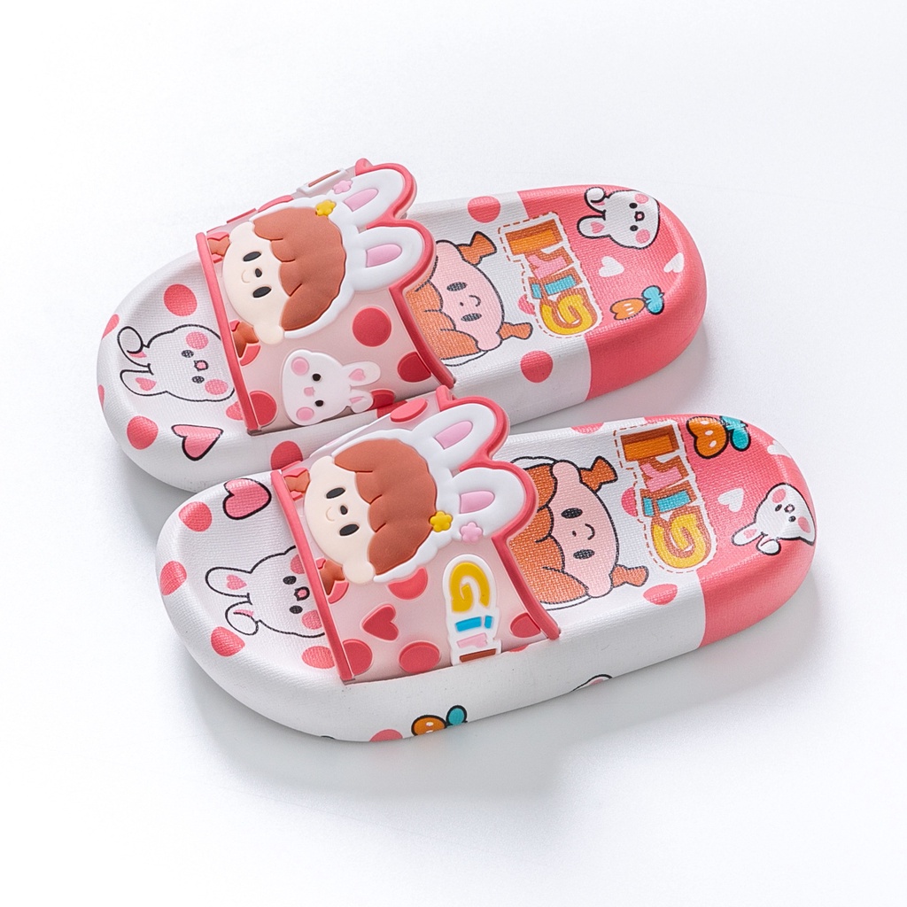 Sendal Anak Perempuan GIRL Lucu Nyaman Bagus Sendal Karet Anti Slip Comfort Lembut B98