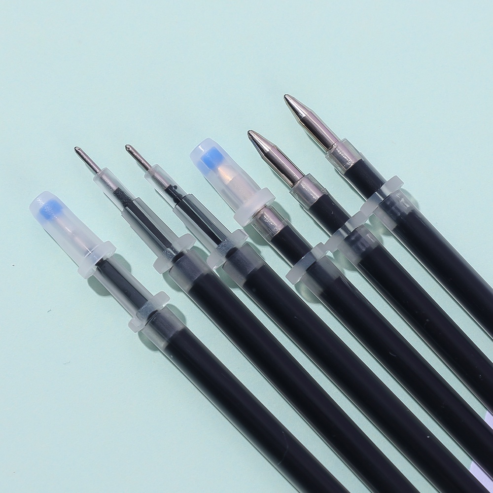 [Harga Grosir] Pulpen Ballpoint Karbon Buram Ujian Siswa/0.35/0.5mm Tiga Warna Hitam Biru Merah Simple Press Pen/Pena st Segar Kecil Tinta Hitam Pulpen/Alat Tulis Kantor