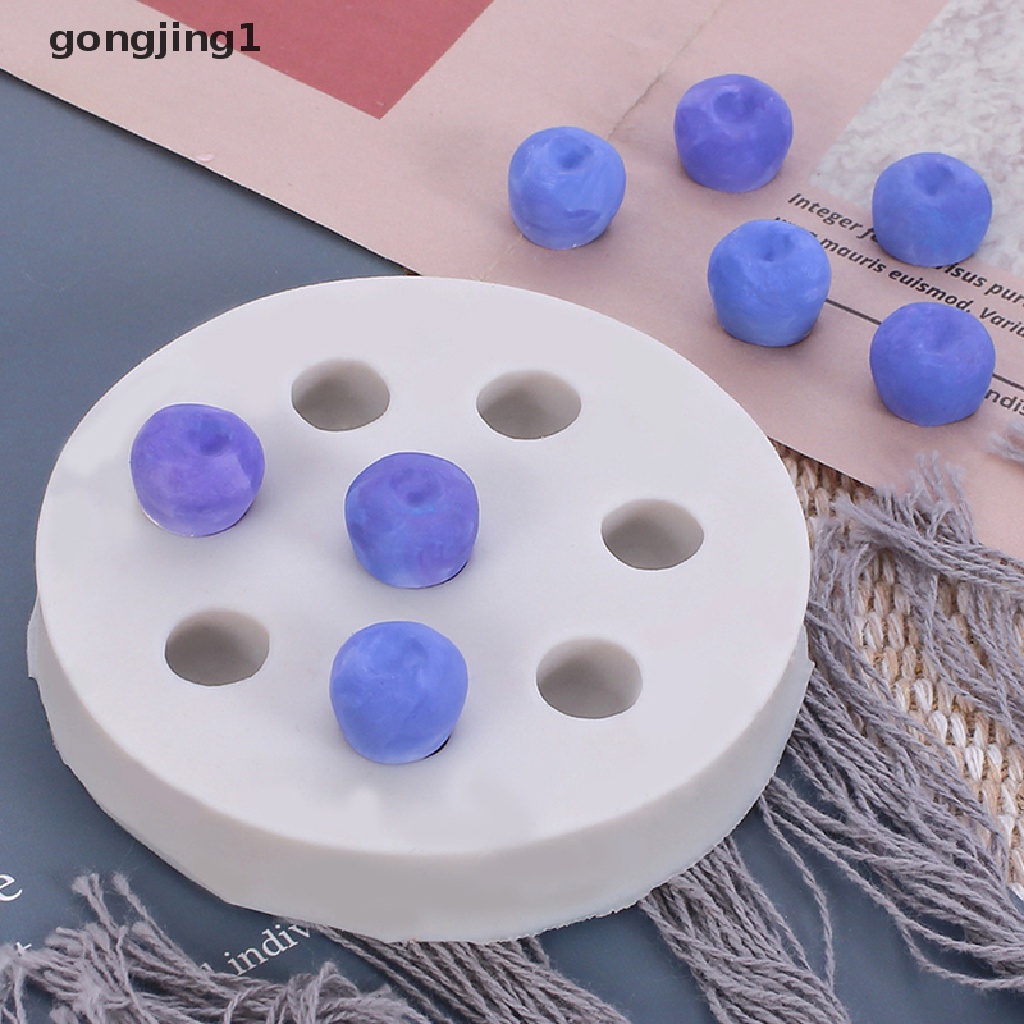 Ggg Cetakan Silikon 3D Raspberry/Blueberry Shape Cake Decorag Mould Perlengkapan Baking ID