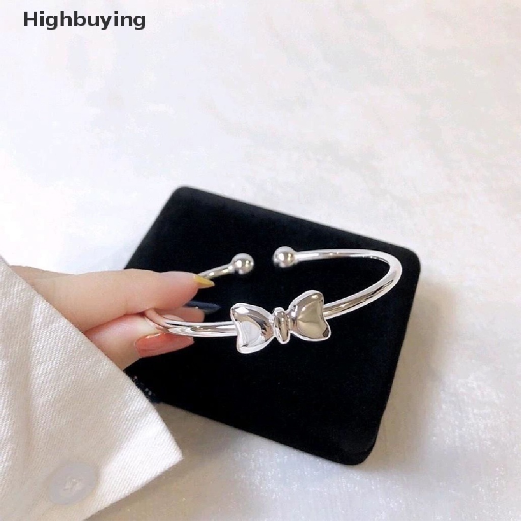 Hbid Adjustable Ikatan Simpul Perak Cuff Gelang Warna Silver Liontin Gelang Untuk Wanita Pembukaan Yang Dapat Disesuaikan Bangle Charm Fashion Pesta Perhiasan Glory