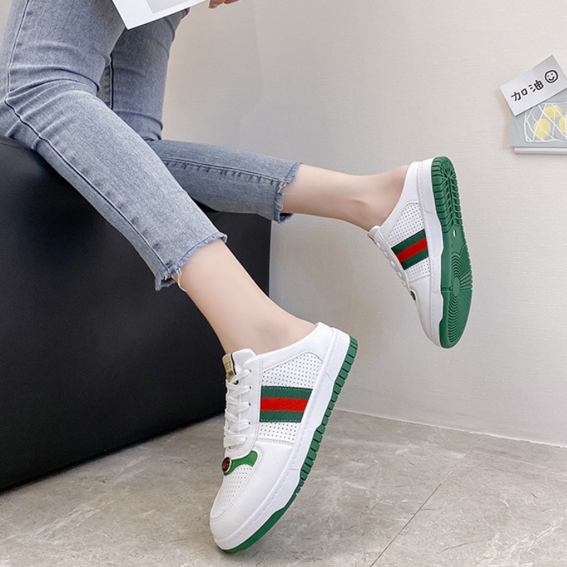 COD BAYAR DITEMPAT!!! 21901 Half Sneaker Shoes Wanita No Box