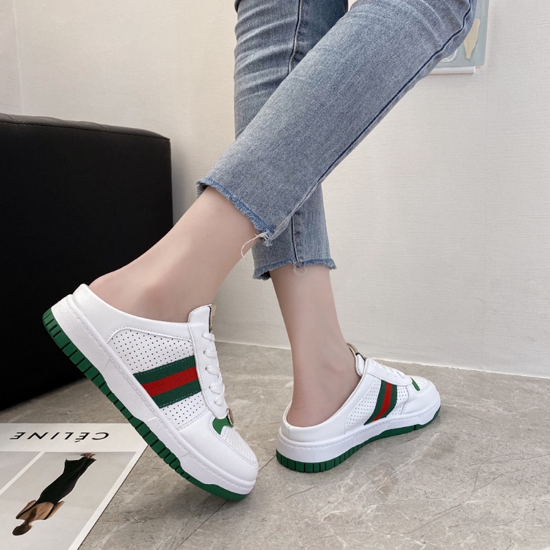 COD BAYAR DITEMPAT!!! 21901 Half Sneaker Shoes Wanita No Box