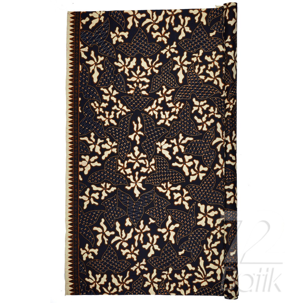 KAIN BATIK KATUN Premium Motif Kontenporer Modern Daun Singkong Warna Hitam Item 723454 Cap 72 Jarik Jarit Samping Kebat Panjang Batik Katun Modern Premium Bahan Seragam Batik Pernikahan Kantor Keluarga Murah Kamen Jadi Batik Bali Lembaran