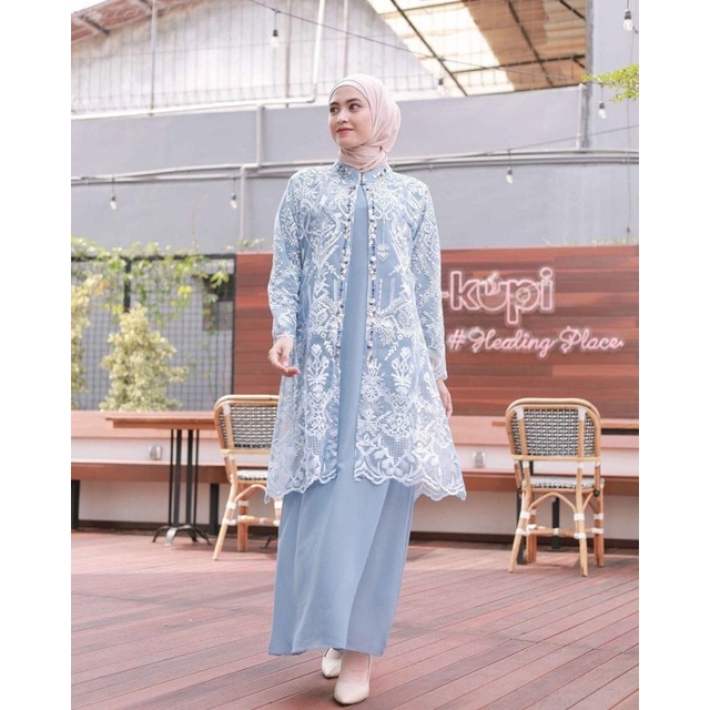 FARASYA DRES - Gamis Seragam - Gamis pesta - Gamis Mewah - Gamis Pesta Ceruty - Baju Seragam Pesta -