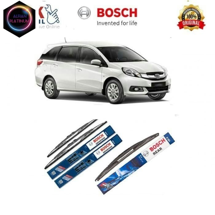 Bosch Sepasang Wiper Kaca Mobil Honda Mobilio Advantage  Variasi Mobil