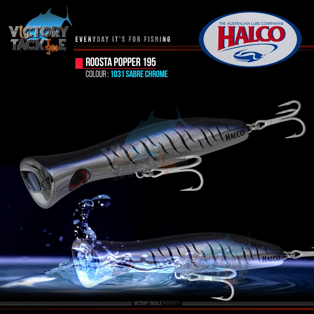 Umpan Pancing HALCO ROOSTA POPPER 195 HAYMAKER 117 GRAM