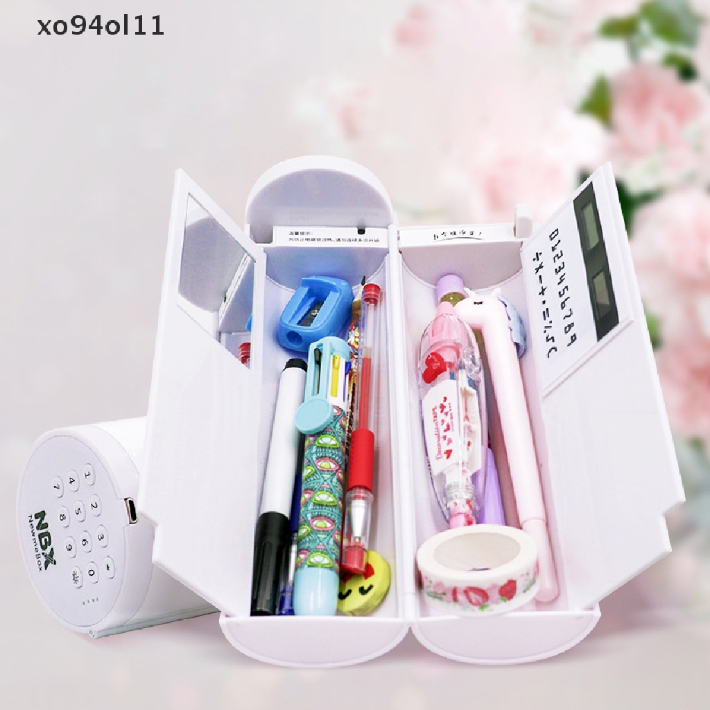 Xo al Smart Technoy Stationery Box Panjang Password Elektronik+Kunci OL