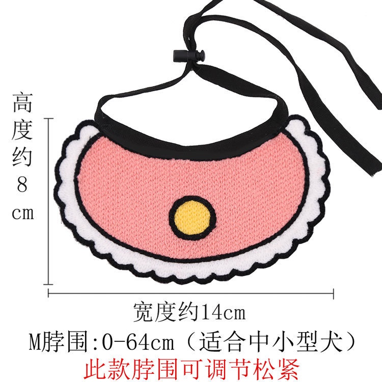 Pet Collar Bib / Slabber  Handuk Air Liur Untuk Anjing dan Kucing Stylish