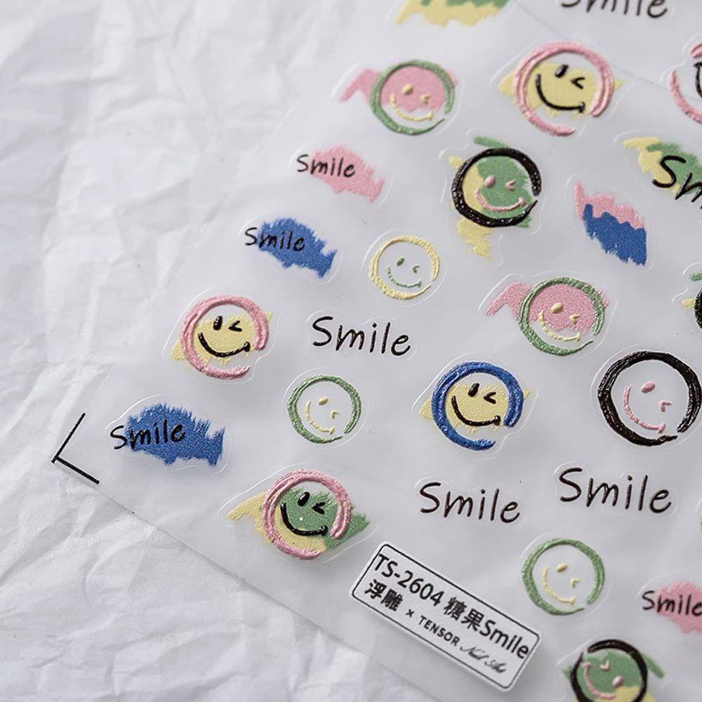 Mxbeauty Kartun Stiker Kuku Jepang Perekat Diri Kitty Kucing Buah Strawberry Peaches Dekorasi Kuku