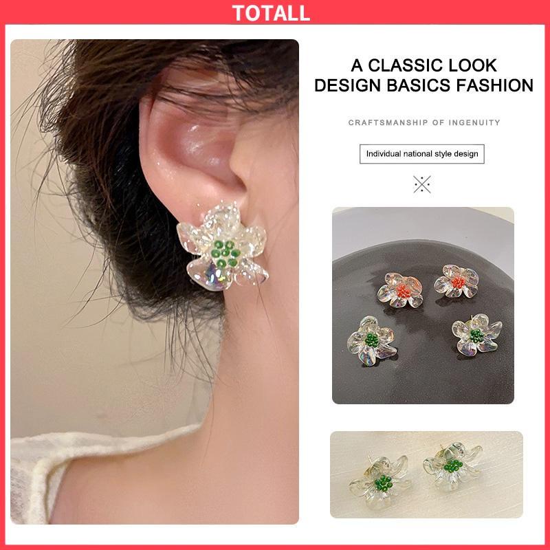 COD Anting Bunga Bahan Akrilik Korea Lucu Fashion Gaya Untuk Wanita-Totall