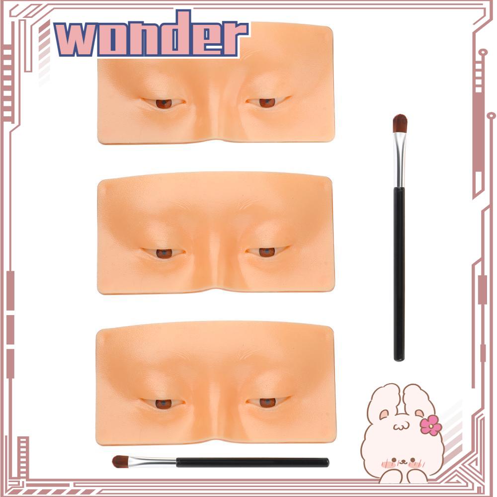 Wonder The Perfect Aid Silicone Untuk Wajah Eyes Lash View Eyelids Berlatih Makeup Papan Wajah