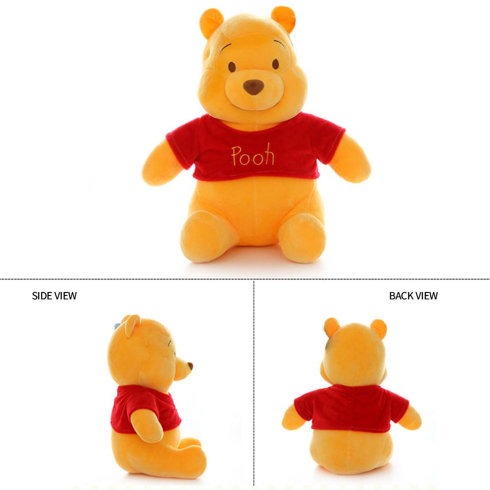 Timekey 35 cm Kreatif Kartun Winnie Mainan Mewah Untuk Anak Anak Boneka Pooh Mainan Ulang Tahun Natal Anak Dekorasi Kamar Mainan K6L4