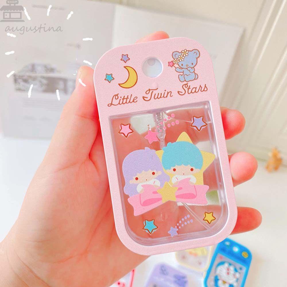 Botol Spray Kartu Agustina Outdoor Plastik Travel Hand Sanitizer Bentuk Kartu Botol Parfum Tipe Flat