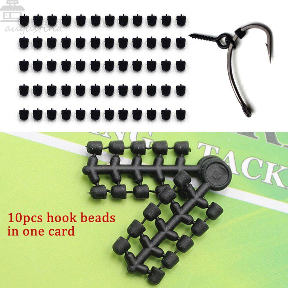 Agustinina Kail Pancing Manik-Manik Kail Pancing Umpan Stopper Sekrup Chod Rigs Carp Fishing Accessories Rubber Beads Aksesoris Pancing