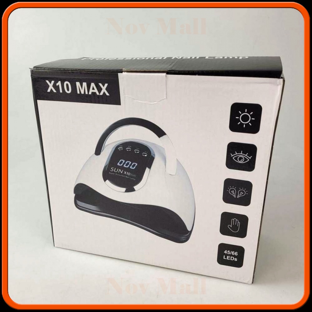 Pengering Kutek UV Lamp Nail Dryer Sensor with LCD Display - X10 MAX