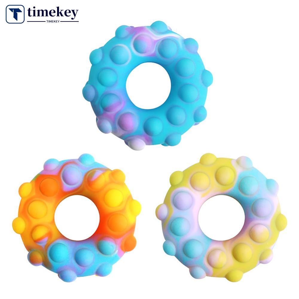 Timekey Mouse Killer Pioneer Silicone Grip Ring Portable Mainan Kebugaran Pelatihan Kekuatan Tangan Kreatif Dekompresi Alat L9X6