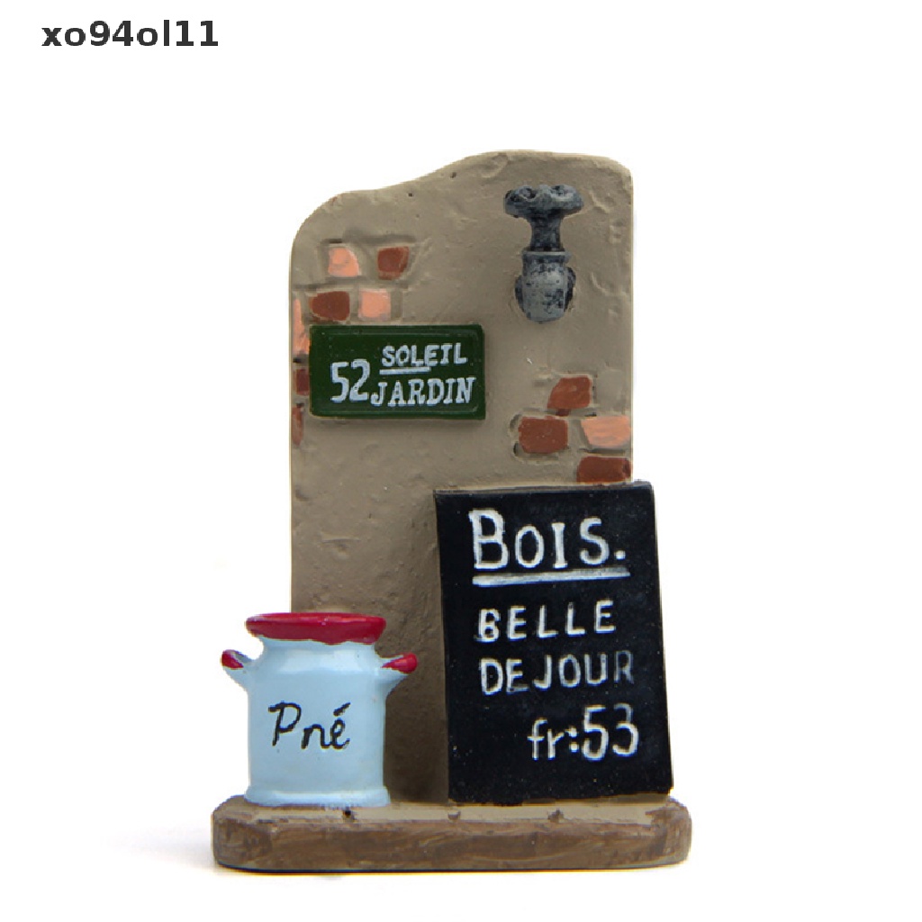 Xo1:12rumah Boneka Miniatur Kran Ketel Model Baliho Lanskap Mikro Dekorasi Pemandangan Hidup Mainan Aksesoris Rumah Boneka Desktop Ornamen OL