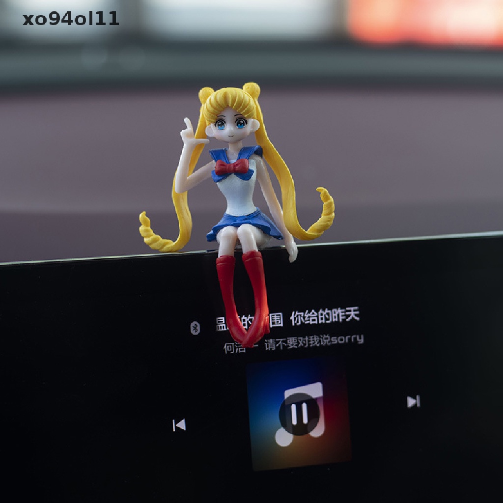 Xo Ornamen Dashboard Mobil Model Anime Sailor Moon Action Figure Dekorasi Kawaii Gadis Cantik Aksesoris Mobil Interior Cewek OL