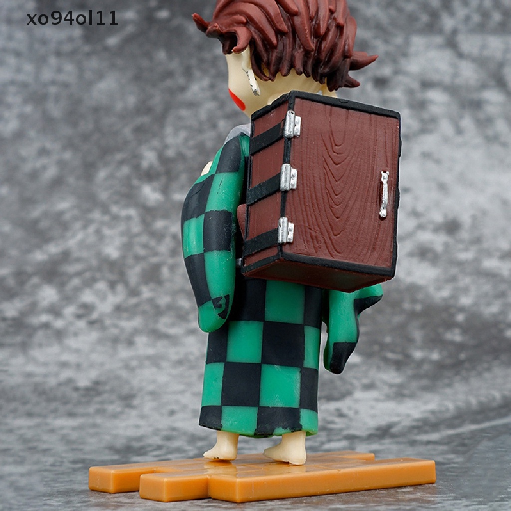 Xo Anime Figure Demon Slayer Kimetsu no Yaiba Zenitsu Inosuke Tanjirou Mainan Lucu OL