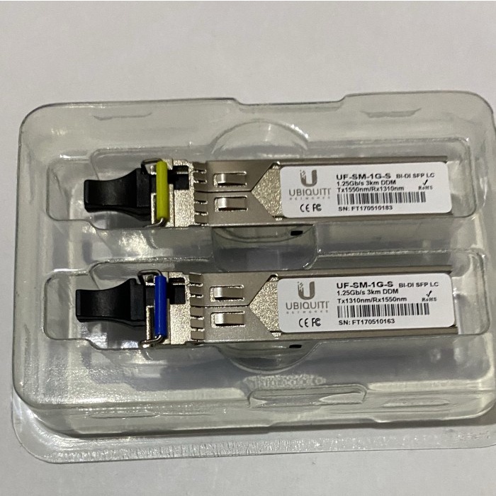 Ubiquiti UF-SM-1G-S ( 1pair ) SFP Module Tranceiver singlemode 1Gb LC