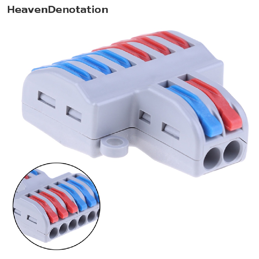 [HeavenDenotation] Fast wire connector Penyambung Kabel Penyambung terminal block spl-62 HDV