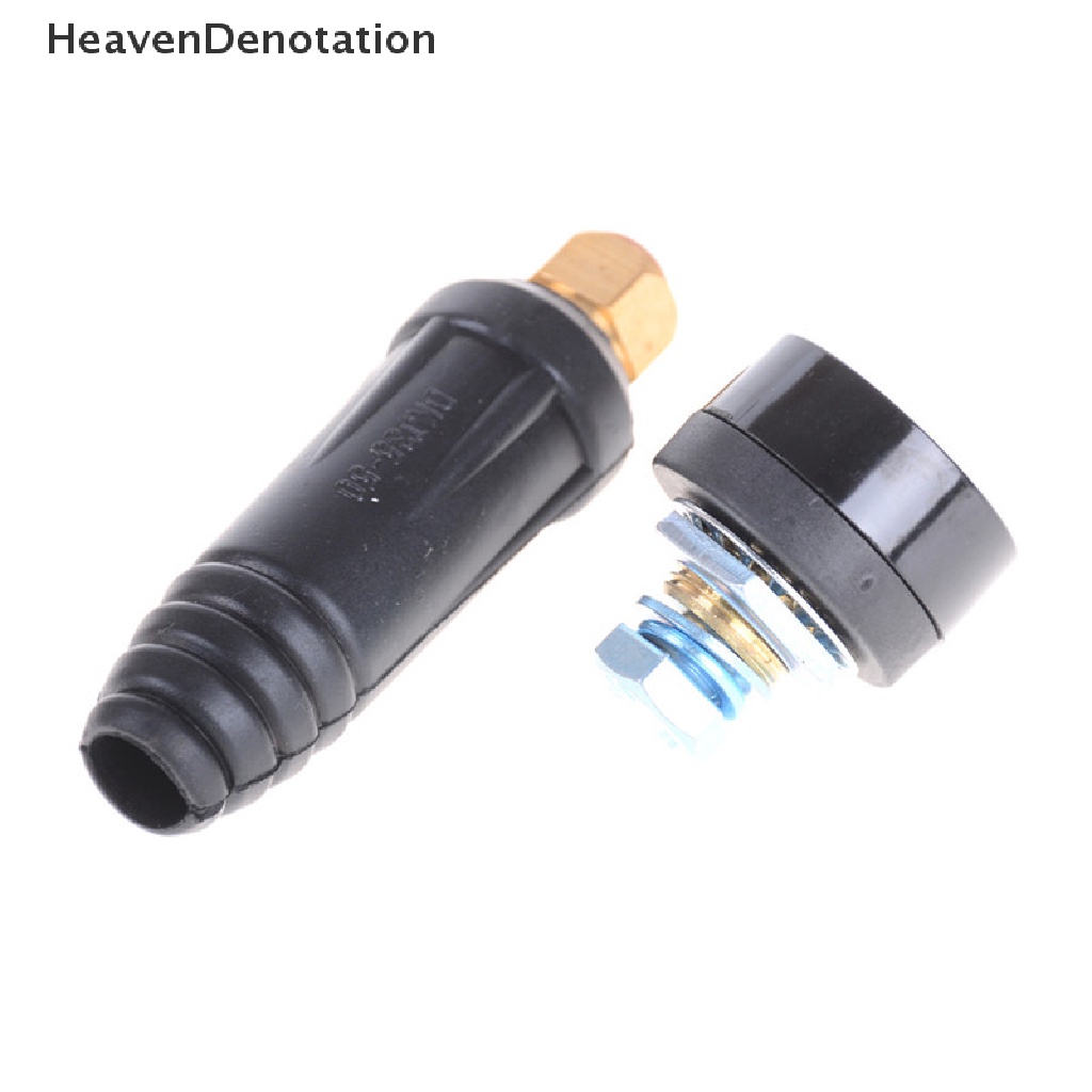 [HeavenDenotation] 1set DKJ35-50 Quick Fitg Male Female Konektor Plug Adaptor Mesin Las HDV