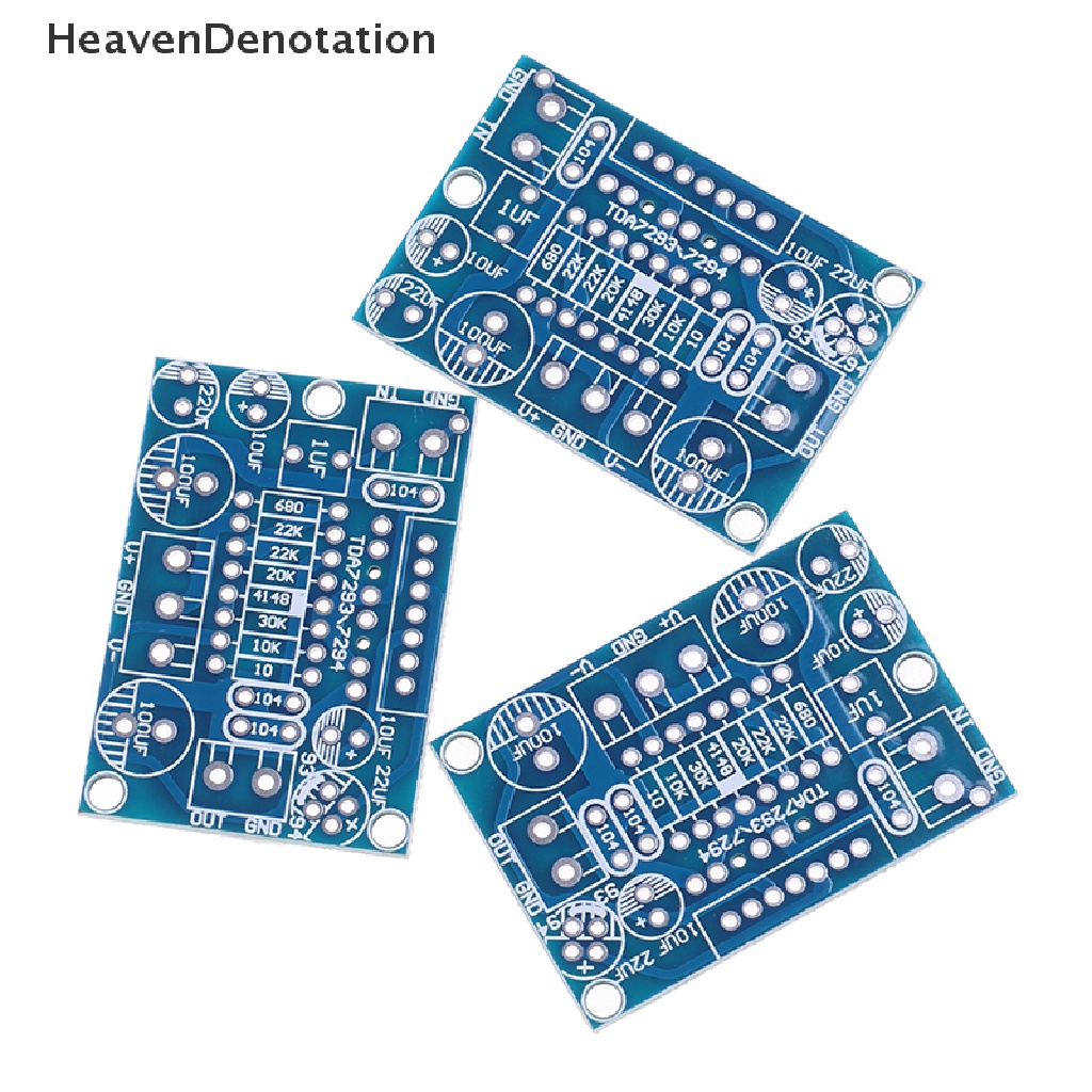 [HeavenDenotation] 3pcs TDA7293/TDA7294 Mono Channel Amplifier Board Sirkuit PCB Bare Board HDV