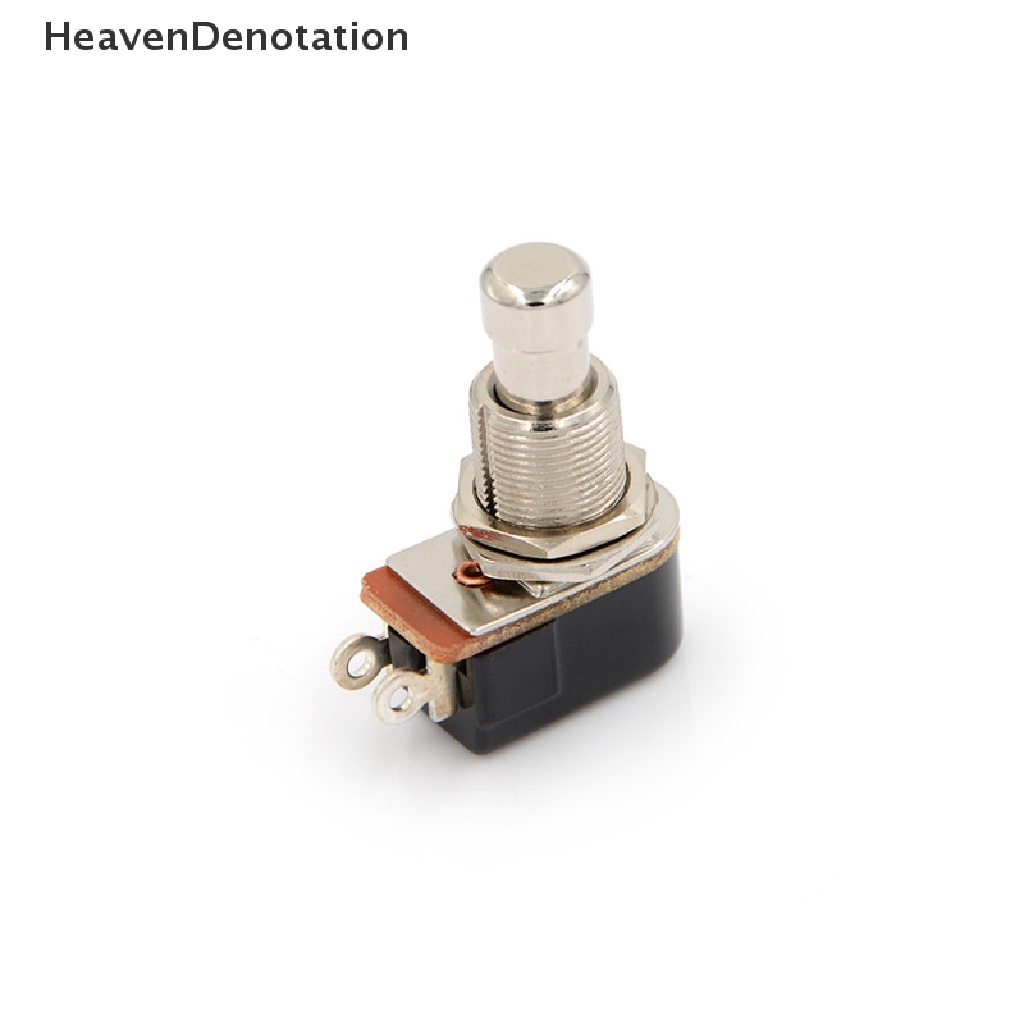 [HeavenDenotation] New Saklar Gitar Listrik Momentary Push Button Foot Switch SPST HDV