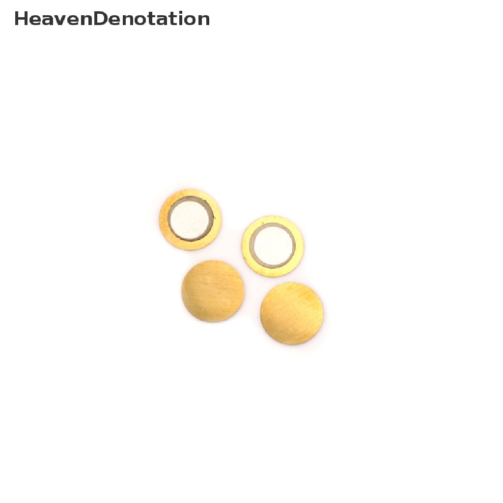 [HeavenDenotation] 20pcs 20mm Elemen Piezo Sounder Sensor Trigger Drum Disc 6.5KHZ Tembaga HDV