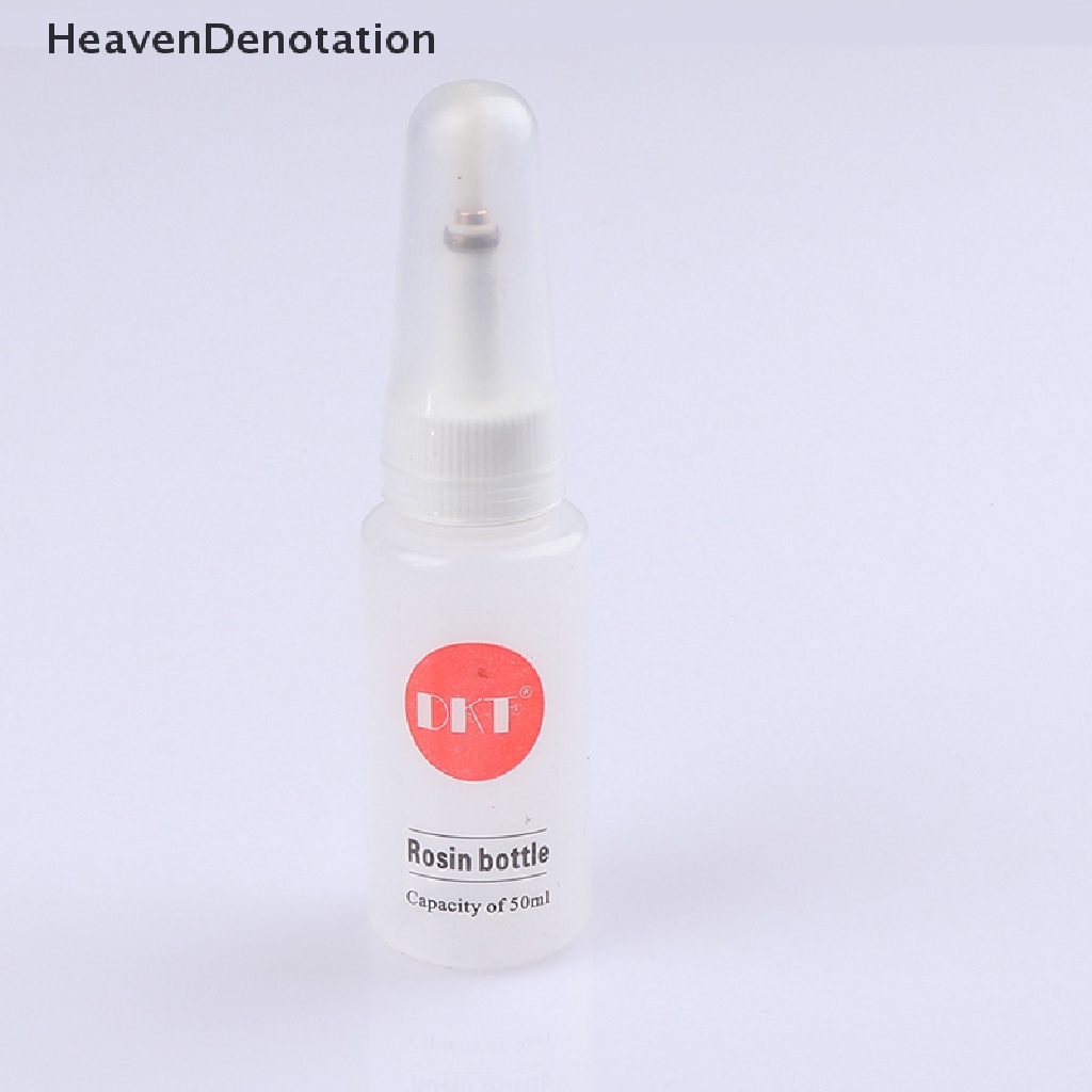 [HeavenDenotation] Pipet Botol Pasta Flux Solder Rosin Bening 50ml Plastik Dengan Brush HDV