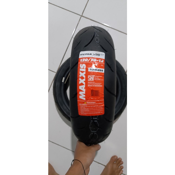 Ban motor matic Maxxis Victra 120 70 12 Ban Scoopy Fazzio TUBELESS