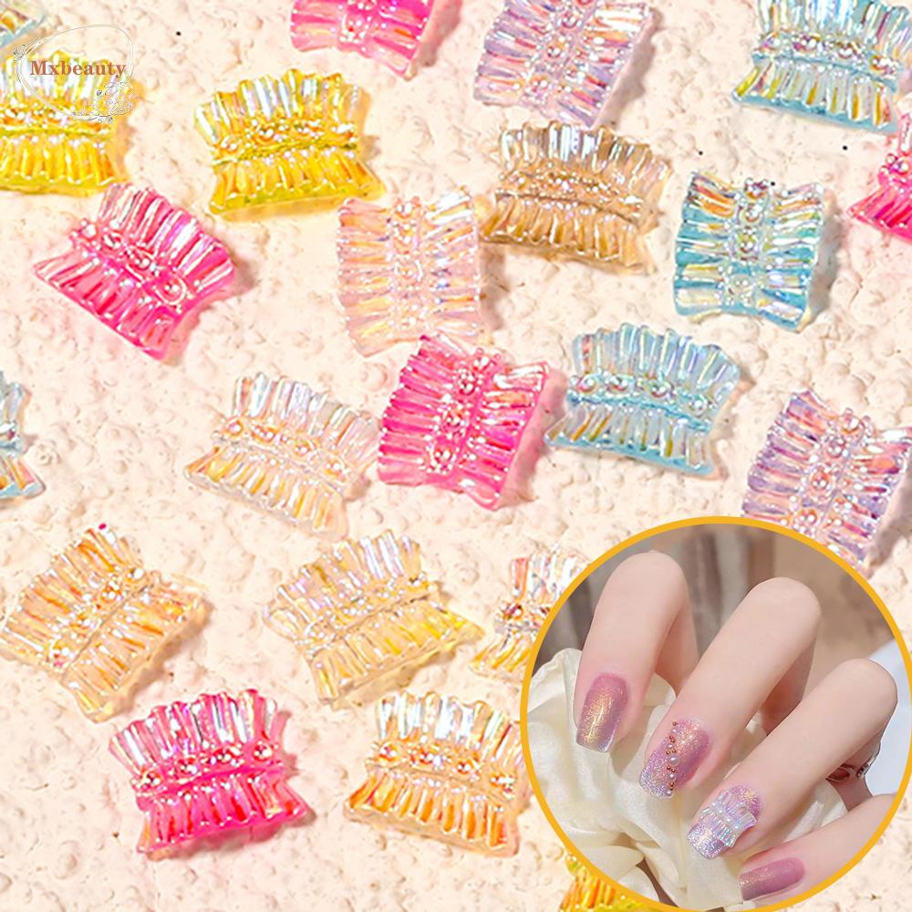 Mxbeauty 3D Dekorasi Nail Art Wajah Tersenyum Halus Manikur Aksesoris DIY Alat Kecantikan Kuku