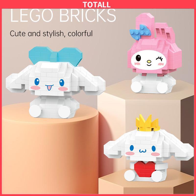 COD Mainan Balok Susun Sanrio kuromi Mainan Anak Mainan Edukasi DIY 3DPuzzle Nano Block-Totall